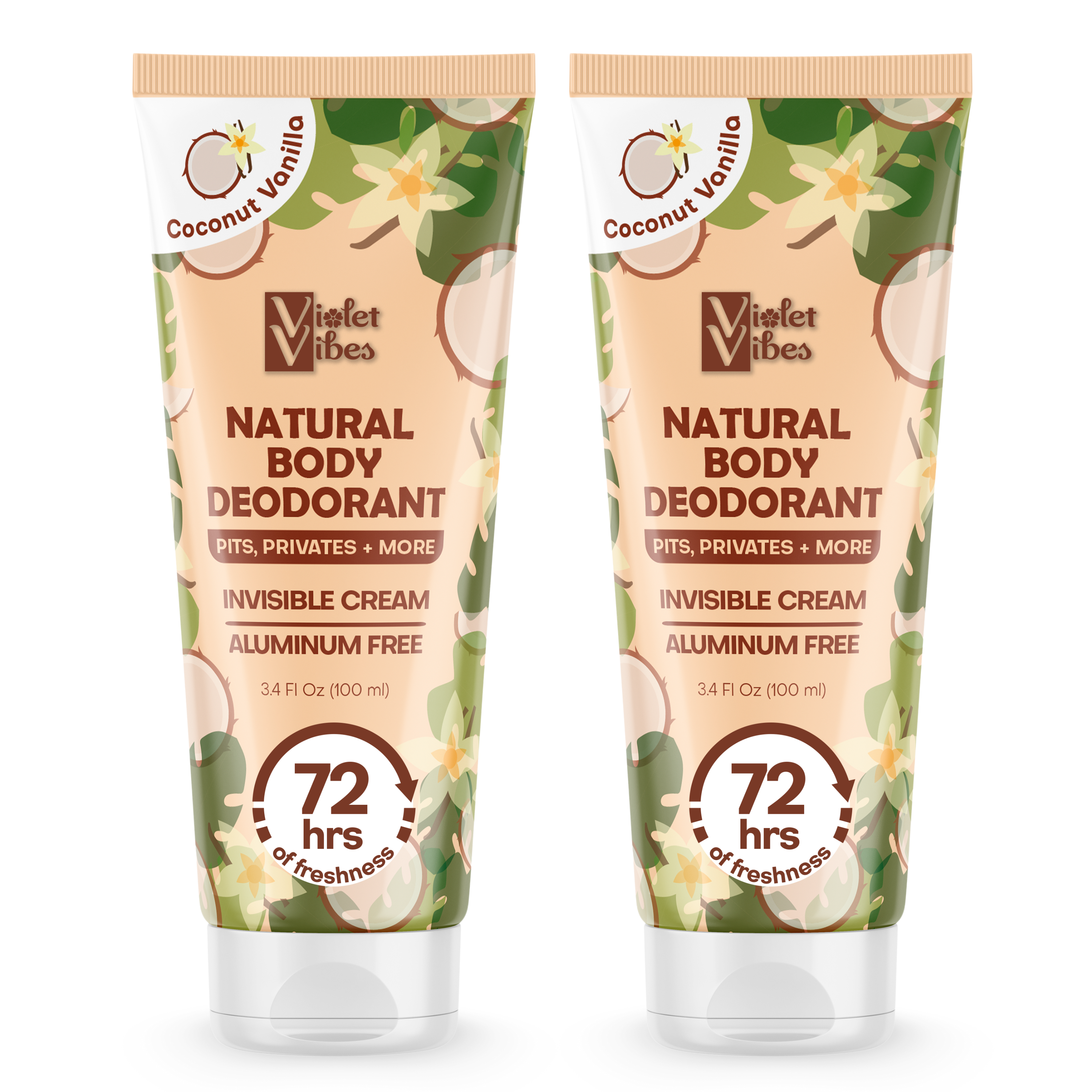 Coconut Vanilla Deodorant Cream