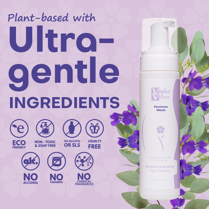 Ultra Gentle Lavender Vanilla pH Balancing Down There Foam Wash
