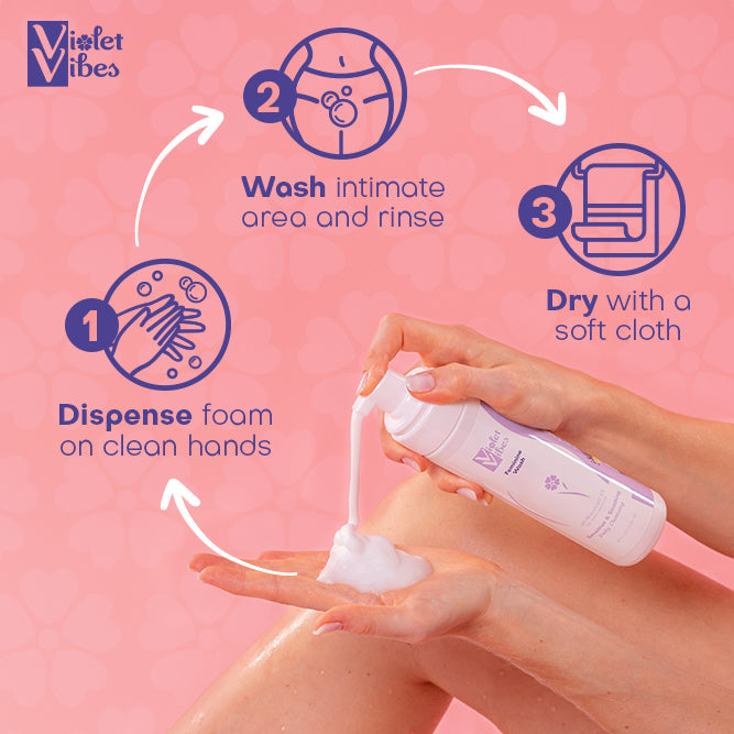 Ultra Gentle Lavender Vanilla pH Balancing Down There Foam Wash
