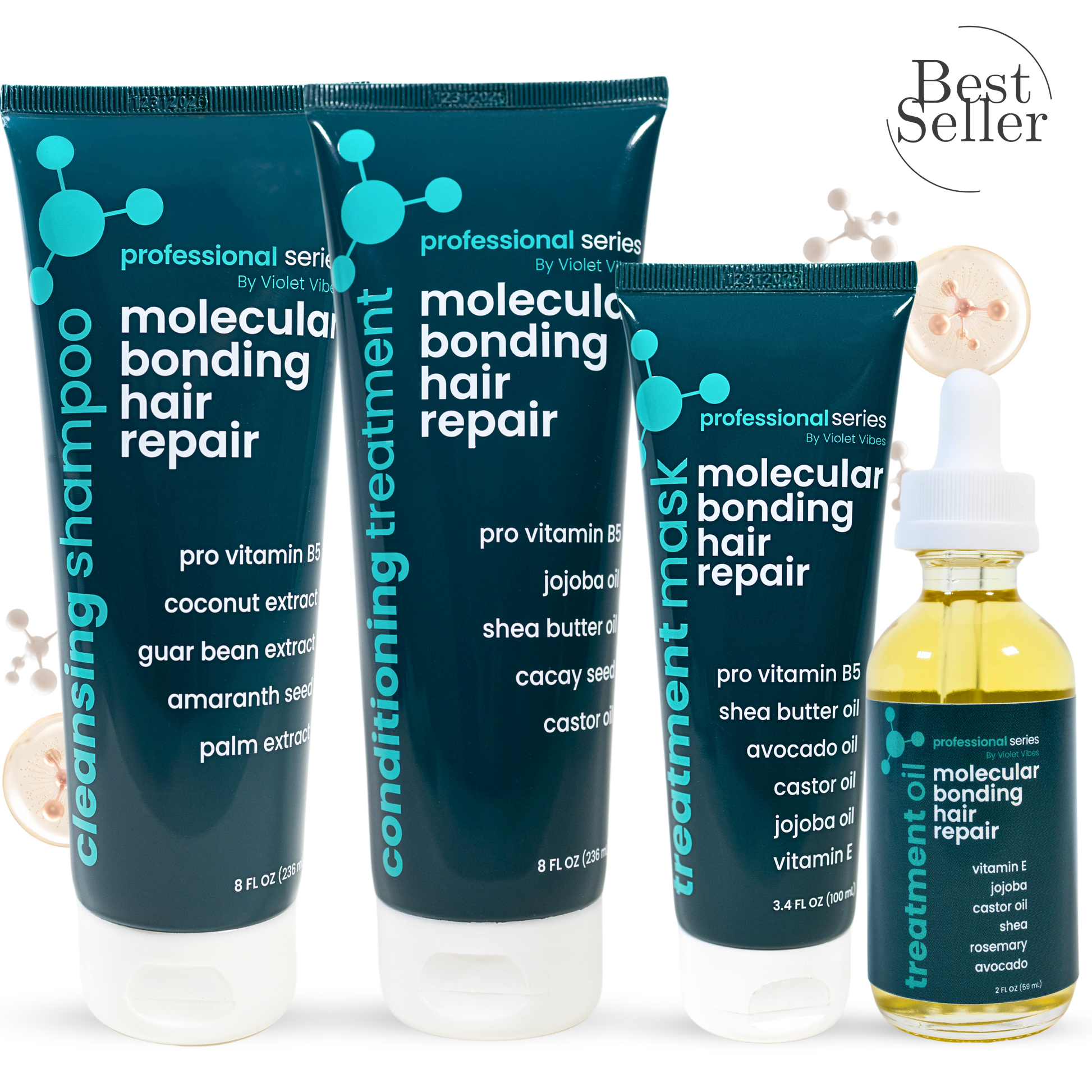 Complete 4-Step Molecular Bonding Hair Repair Kit